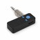 FITTO Multi-Function Bluetooth Audio Receiver - 3.5 mm Plug and TF Card Slot, Black