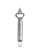 Royalford Stainless Steel Bottle Opener with forked churchkey and crown cork bottle opener with handle