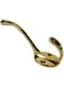 Robustline 746 Hat And Coat Hook Heavy Duty Robe Hook Coat and Hat Hook with Round Base&hellip; (Gold Plated, 10Pcs)