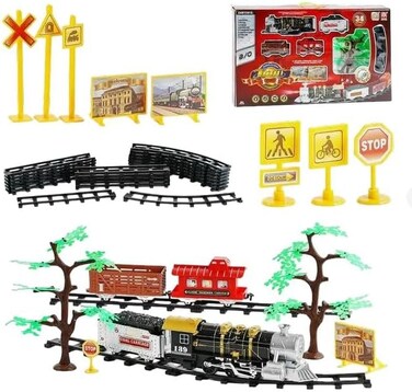 Color Land Toys Remote Controlled Simulation Train Orbit