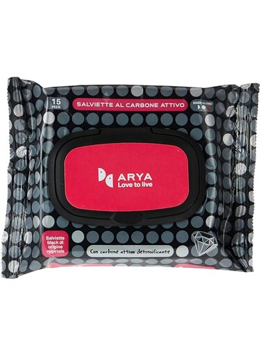 Arya Wet Wipes With Active Carbon Litrpcar.Cnsal12 Lindocat