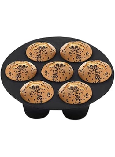 7 Cup Air Fryer Silicone Cupcake Mold,Muffin Pan Cupcake Cups,for Cupcakes Baking,Muffin Cake Cups,Non-Stick Muffin Cupcake Tin Tray Baking Mould for Air Fryer Accessories for 3.2-5.8L AirFryers