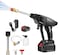 48V Cordless Electric High Pressure Washer &ndash; Portable Power Washer with Water Spray Gun &amp; Nozzles &ndash; Car Wash, Garden, Patio &amp; Outdoor Cleaning Machine