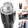 Car Cup Cooler and Heater, 2-in-1 Smart Cup for Car with LED Temperature Display Touch Control, Keep Drink Cold or Hot in Car Cup Holder Fits in Commuter Road Tripper, Black