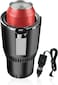 Car Cup Cooler and Heater, 2-in-1 Smart Cup for Car with LED Temperature Display Touch Control, Keep Drink Cold or Hot in Car Cup Holder Fits in Commuter Road Tripper, Black