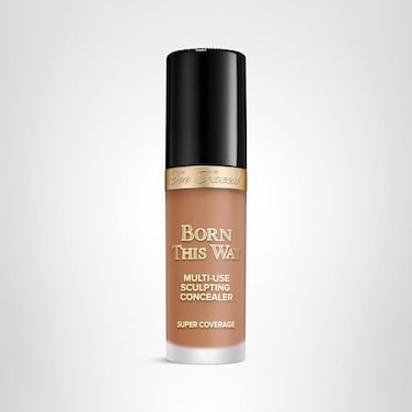 Too Faced Born This Way Super Coverage Multi-Use Concealer   Full Coverage, Oil Free, Long Lasting + Hydrating, 0.46 Fl Oz, Honey