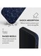 MOBCOS iPhone 17 Pro Max Midnight Premium Case Compatible with Hybrid Dual-Layer Hard Shell + Silicone Protection - Scratch-Resistant Shockproof Mobile Cover