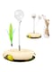 Interactive Cat Treat Toy, Cat Treat Dispenser Toy, Puzzle Feeder for Cats, Treat-Dispensing, Feeder Toy for Cats, Engaging Interactive Food Toy, Treat Ball Toy (Green)