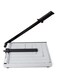 CooToly Paper Cutter,A4 Paper Guillotine,Stack Paper Trimmer Guillotine,Paper Slicer Cutter,Gridded Paper Photo Cutter,Craft Machinefor Office Home or School (sliver)
