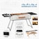 Portable Suitcase Charcoal BBQ Grill with Foldable Side Tables

