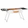 Portable Suitcase Charcoal BBQ Grill with Foldable Side Tables

