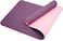 MahMir Yoga Mat Anti-Slip Exercise Mat with Carrying Bag Fitness Mat for Pilates 183CM*61CM*6MM Thickness for Woman Man Beginners Dark ( Purple + Pink )