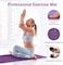 MahMir Yoga Mat Anti-Slip Exercise Mat with Carrying Bag Fitness Mat for Pilates 183CM*61CM*6MM Thickness for Woman Man Beginners Dark ( Purple + Pink )