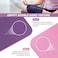 MahMir Yoga Mat Anti-Slip Exercise Mat with Carrying Bag Fitness Mat for Pilates 183CM*61CM*6MM Thickness for Woman Man Beginners Dark ( Purple + Pink )