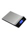LCD Digital Touch Button Kitchen Food Scale Black/Silver