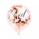ESSEN 15 Pcs Eid Mubarak Decoration Balloons Set 5 Gold, 5 Rose Gold, 5 Silver Confetti Balloons for Eid al Fitr Eid al Adha Decor Party Supplies