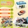 ESSEN 36 Pcs Pull Back Race Toy Cars Set Party Favors with Map and Storage Box for Kids Boys Girls Toddlers