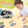 ESSEN 36 Pcs Pull Back Race Toy Cars Set Party Favors with Map and Storage Box for Kids Boys Girls Toddlers