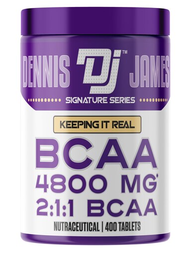 Dennis James Signature Series BCAA 4800 MG - Muscle Recovery &amp; Growth Support (400 Tablets)