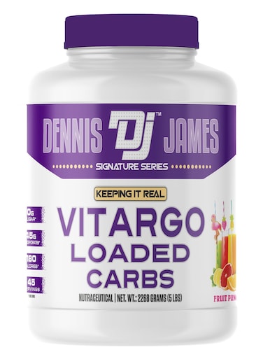 Dennis James Signature Series Vitargo Loaded Carbs - Fast-Digesting Clean Energy Source (Fruit Punch)