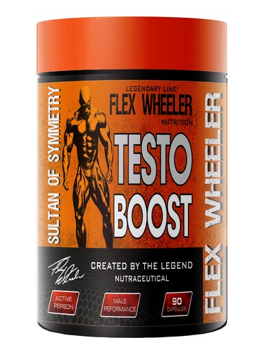 Flex Wheeler Nutrition Testo Boost - Natural Testosterone Support For Strength &amp; Vitality (90 Capsules)
