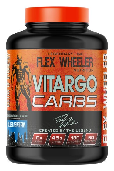 Flex Wheeler Nutrition Legendary Line Vitargo Carbs - Fast-Absorbing Complex Carbohydrates For Energy &amp; Performance - Blue Raspberry
