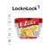 LocknLock EzLock 350ml Round Food Storage Containers &ndash; Set of 3, Stackable &amp; Microwave-Safe