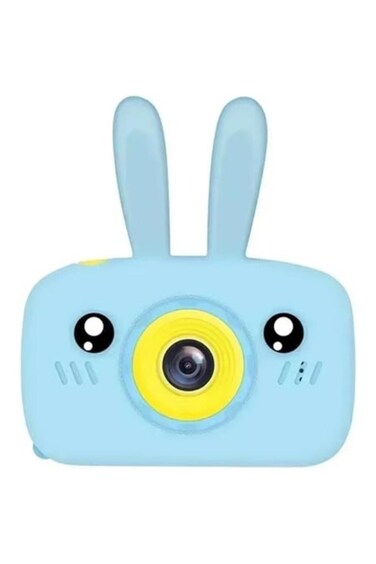 Mini kids' camera with 2" display, 1080p video, games &amp; MP3 easy buttons, USB charge, 600mAh battery