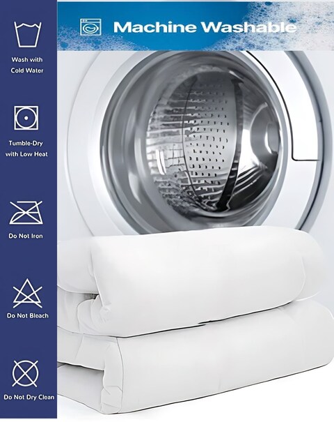 MAXQON Mattress Protector Cotton Soft Quilted, 100%Waterproof, Color White, King Size 180x200+30cm