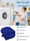 MAXQON Mattress Topper 10CM Thickness Quilted Microfiber 900gsm, Color Blue, King Size 180x200cm