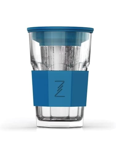Pasabahce Drinking glass with tea insert and lid Zest 415 ml , glass, transparent, 9 x 9 x 13 cm,