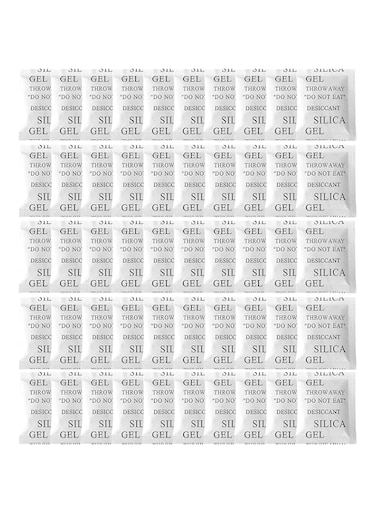 50Pcs 5 Gram Premium Silica Gel Packets for Storage, Moisture Absorbers Desiccant Packs, Rechargeable Desiccant Dehumidifiers Bags for Electronics, Clothes, Shoes, Jewelry, Spices, Tools and More