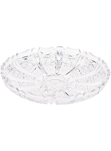 Harmony Round Crystal Tray Pn204
