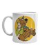 Doo Printed Mug White/Brown/Yellow Standard