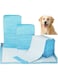Pet Training Pads Disposable Pee Pad for Dog Puppy Cat Rabbits Pets, Quick Drying No Leaking Super Absorbent 45x33cm-100 Pieces, Blue