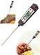 Read Cooking Food Thermometer With Long Temperature Probe Auto-Off Digital Lcd Screen Bbq Kitchen Thermometers For Roasting, Milk, Coffee &amp; Baking