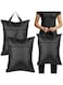 Kingdder 2 Pcs Travel Laundry Bags Wet Dry Bag Waterproof Hanging Laundry Hamper Heavy Duty Large Dirty Clothes Bag Washable Bathing Suit Workout Bag with Handles Zipper Pockets for Gym (Black)