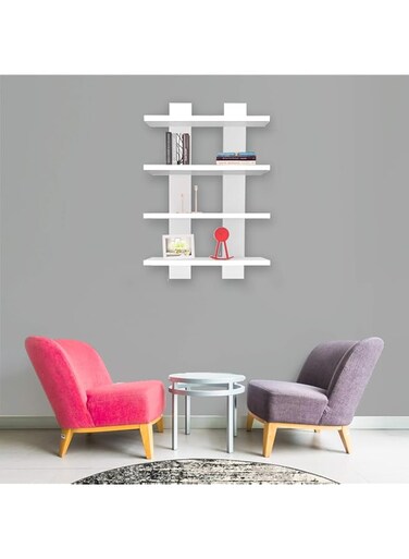 Homemania Shelf 50 x 17 x 80 cm Bianco