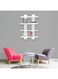 Homemania Shelf 50 x 17 x 80 cm Bianco