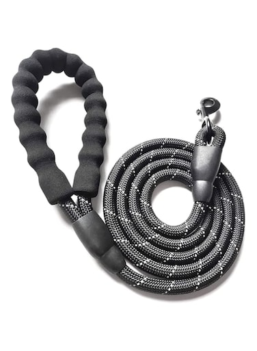 ALMEKAQUZ Dog Strong Walking Leash with Comfortable Padded Handle and Highly Reflective Threads Dog Leashes for Medium and Large Dogs