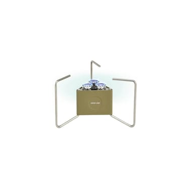 3-Burner Foldable Camping Stove 8000W Butane Gas Compact Design with Flame Control