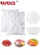 300 Pcs Fresh Keeping Bags,Reusable Elastic Food Storage Covers,Elastic Stretch Adjustable Bowl Lids,Universal Kitchen Wrap Seal Caps For Leftover,Meal Prep And Fruits