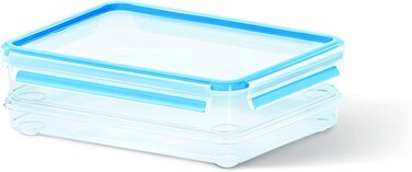 1L + 1.65L Cold Cuts Clip &amp; Close Food Saver Set Transparent/Blue
