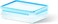 1L + 1.65L Cold Cuts Clip &amp; Close Food Saver Set Transparent/Blue