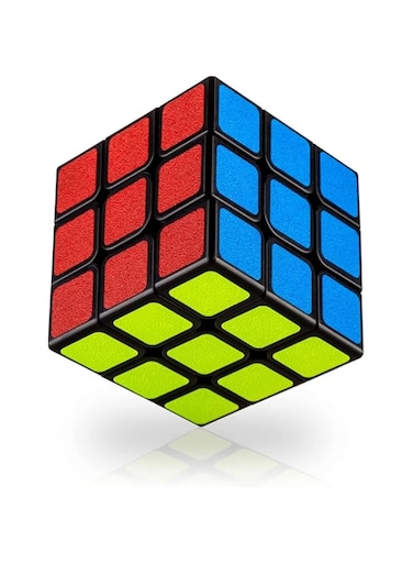 SYOSI Rubix Cube, Speed Cube Smooth Turning Magic Cube 3x3x3 Brain Teaser Puzzle Cube Sticker (2.2 inches)