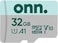 Keep Onn. microSDXC Memory Card with adapter 100mb/s 32GB (International Version)