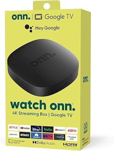 onn onn. Google TV 4K UHD Resolution Streaming Box with Remote Control
