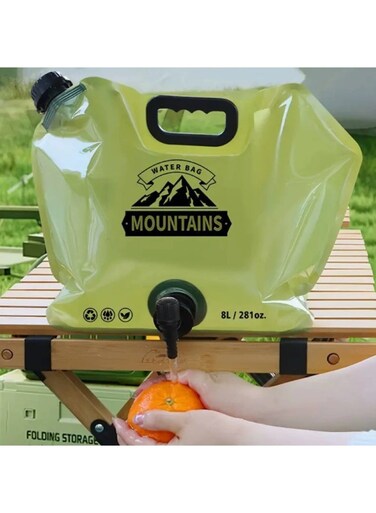 Portable Folding Water Storage Bag with Handle for Picnic Travel Outdoor Camping