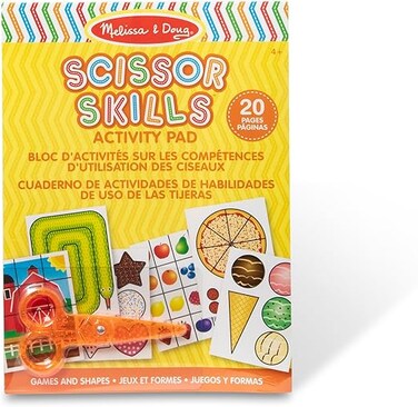 Melissa &amp; Doug Scissor Skills Pad Activity Pad, Multicolor, 2304