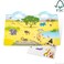 Melissa &amp; Doug Puffy Sticker Play Set &ndash; Safari Reusable Puffy Stickers &ndash; 42 Piece Safari Theme Fold-Out Double-Sided Background With Carry Handle for Kids Ages 4+, Creative, Mess-Free Adventure